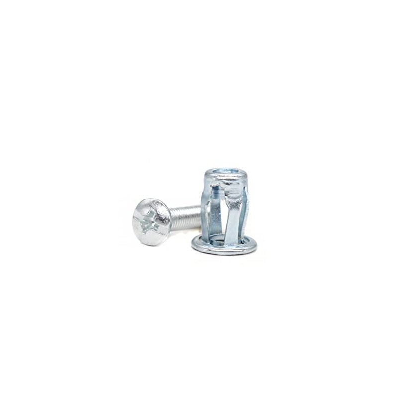 cSeao 10-Pack M5x25mm Jack Nuts Petal Nuts Expansion Nut Thins