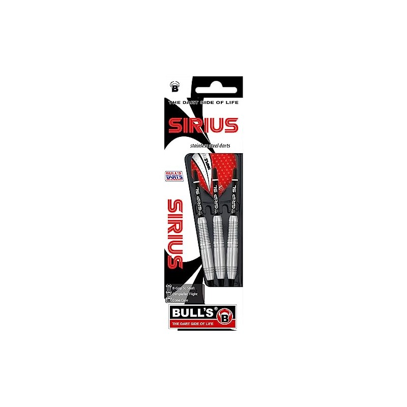 Bull's Adult Sirius Soft Dart 18 g, Silver