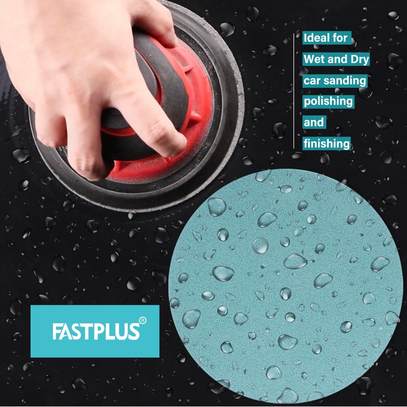 150mm Sanding Discs P5000 Fine Finishing Foam Discs, 15PCS Hook