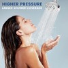 D DUSSAL Shower Head High Pressure 7-Spray Setting 4.7" High