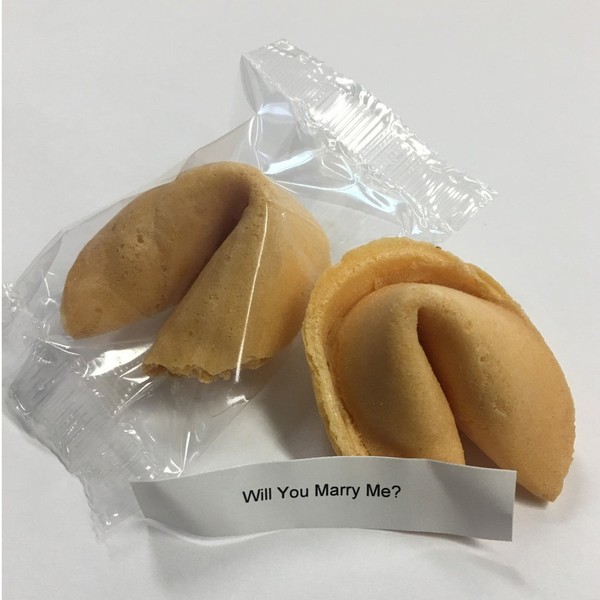 VictoryStore Wedding Proposal: Will You Marry Me? Fortune Cookie With Message Inside (1 Cookie)