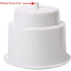 Amarine Made 4Pcs Marine Plastic Cup Drink Holder with Drain
