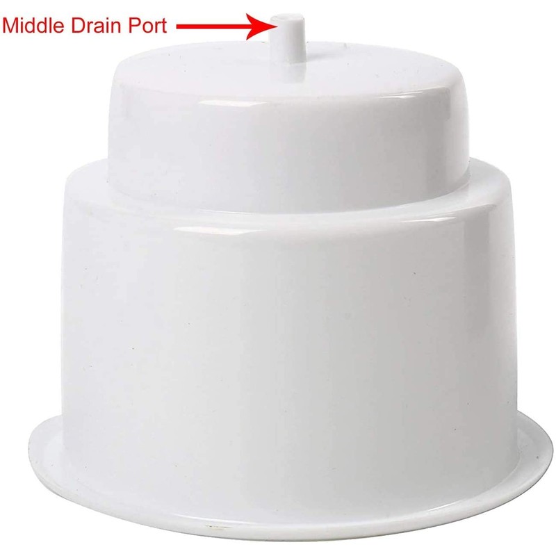 Amarine Made 4Pcs Marine Plastic Cup Drink Holder with Drain