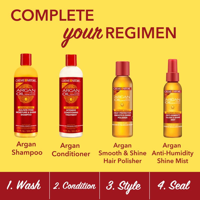 Creme of Nature Argan Oil Heat Defense Smooth & Shine