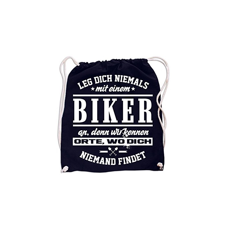 Spaß Kostet Backpack Never Be With A Biker, black