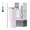 Ochapa 40 oz Tumbler with Handle and Straw Lid Leakproof