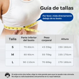 Corrector De Postura De Espalda Para Corregir La Joroba Color Gris Talla G