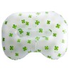 Relax Bath Pillow Clover with Suction Cups, Made in Japan