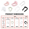 70PCS Car Fuel Line Clips,7 Size Nylon Fuel Line Repair