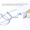 Fockety Calligraphy Pen, Natural Bamboo Material, 5 Pieces, School Supplies,