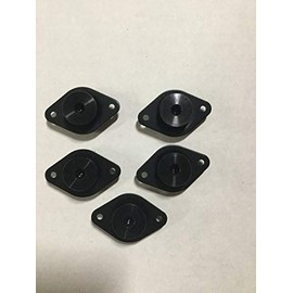 Self Ejecting Dzus Fasteners Black Aluminum 7/16” .500 Reach Allen Head 5 Pack