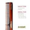 Kent Brushes Handmade Comb A 2T Medium Size Coarse and