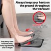 ZUFUMI Mini Foldable Leg Exerciser Portable Foot Pedal Exercise Machine