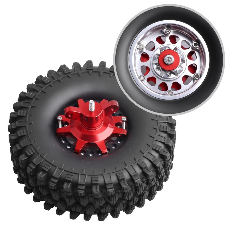 Hobbyfire Aluminum 1.9 2.2 inch Beadlock Wheels Mounting Tools Assembly
