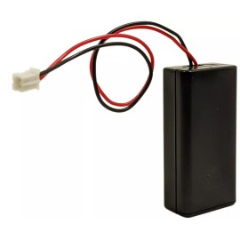 Electronix Express AAA Battery Holder with Cover and JST Connector (Holds 2 AAA Batteries)