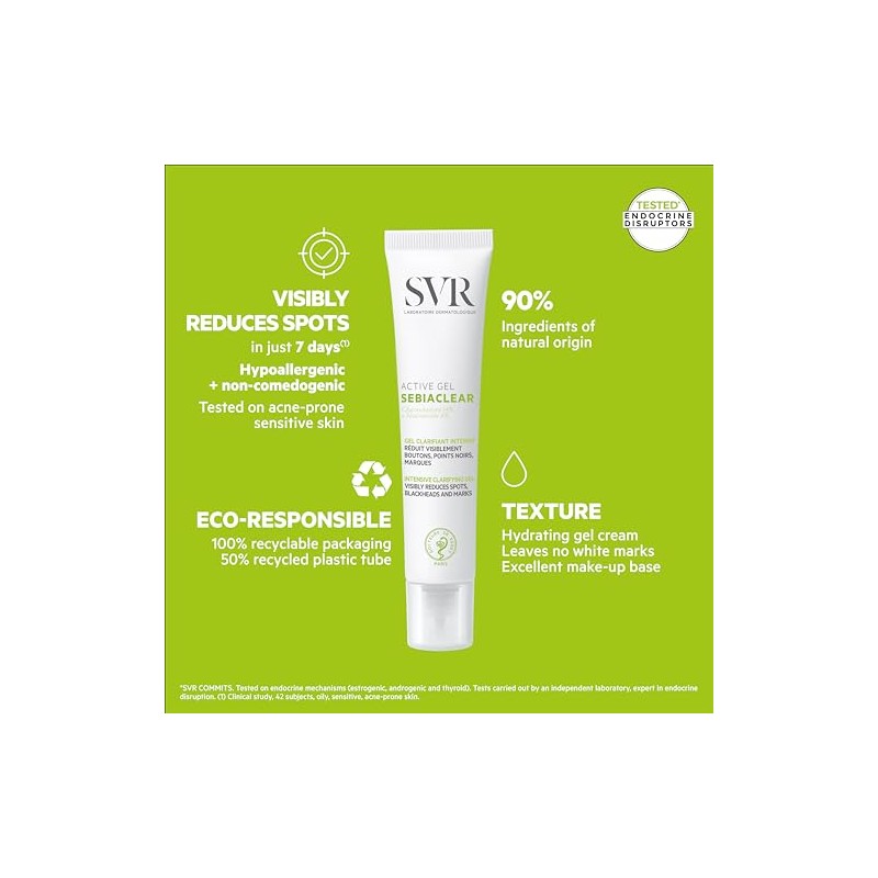 SVR Sebiaclear Active Gel Corrector Anti-Imperfecciones para Piel Grasa y