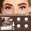 2 en 1 Tinte de Pestañas y Cejas,Kit de Laminación