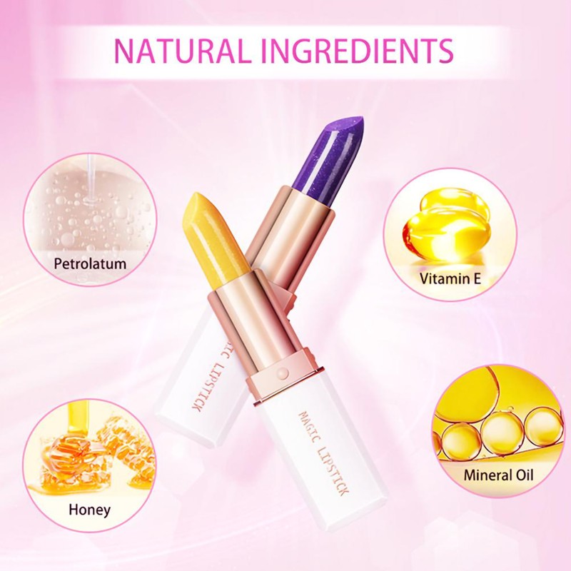 6 Color Lipstick Color Changing Lipstick Lip Stain Long Lasting