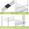 Across-Star Expandable Cabinet Shelf Organizer Rack, Stackable Kitchen Counter Storage