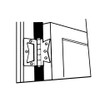 QCAA Heavy Non-Mortise Butterfly Hinge for Mobile Home/RV, 3.5", Removable