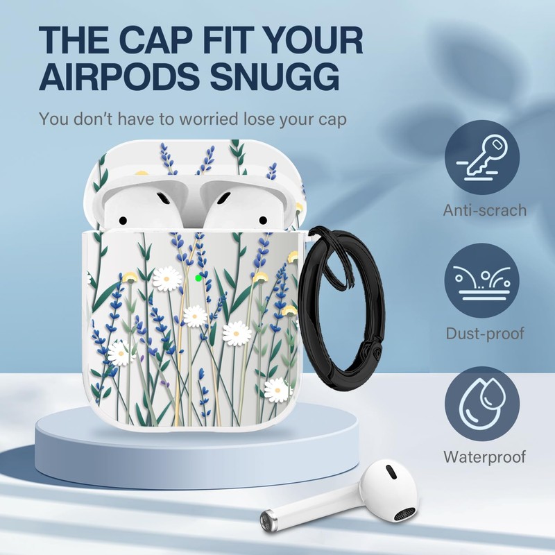 Maxjoy - Funda compatible con AirPods de 2ª generación, lindas