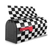 Abucaky Black and White Checkered Mailbox Cover Magnetic Racing Checkerboard