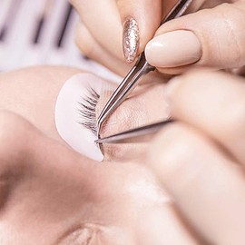 100 Pairs Eye Pads Eyelash Pads for Eyelash Extension Eyelash Lifting Eyelashes Colouring Eyelashes Eye Patches Eyelash Extension Pad (Pink)