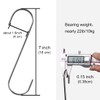 12 Pack 7 Inch Extra Large Shower Curtain S Hooks