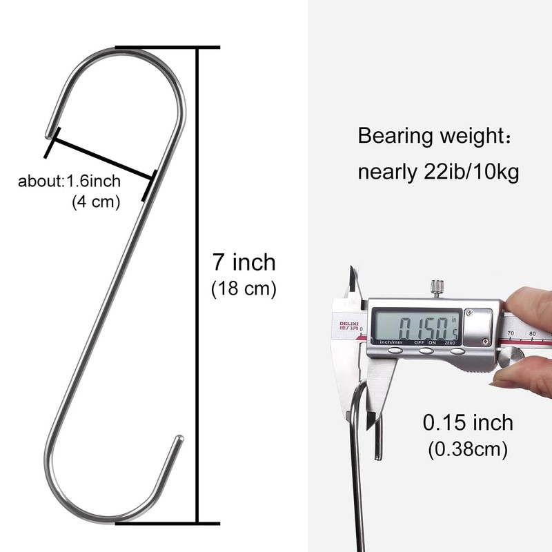 12 Pack 7 Inch Extra Large Shower Curtain S Hooks
