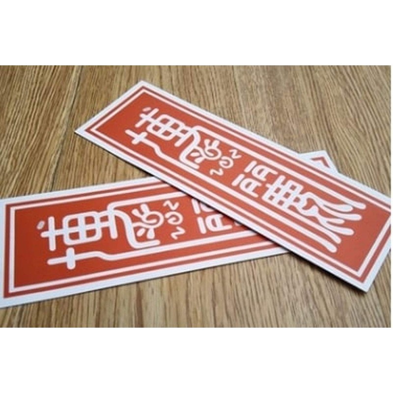 TiproPechka Reimu Hakurei Bill Set Cosplay Props White Letter Set