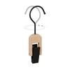 Relaxdays Set of 5 Rubber Coated Clothes Clips with Hooks