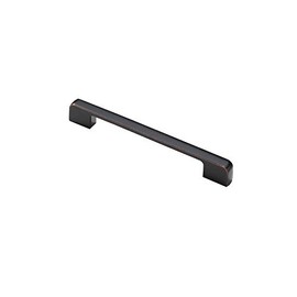 1 Pcs Zinc Alloy Black and Red Color Handle Modern Minimalist Pull Used for Drawers, Cabinets, Wardrobes, Doors or Windows(170mm x 12mm x 23mm)