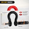 Nilight 3" x 20' Recovery Tow Strap Kit with 2"