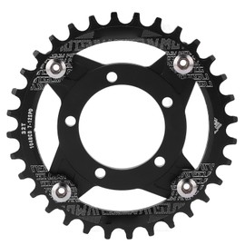 104BCD 32T Chainring Chain Wheel Gear Adapter Aluminum Alloy High Hardness CNC Cutting Bike Chainring for Bafang Mid Drive Motor
