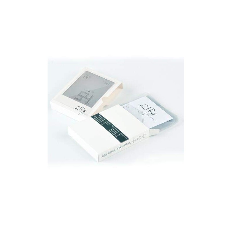 Jayron Indoor Temperature and Humidity Meter Thermo Hygrometer with 12/24H