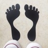 CAOCAOOO Black Footprints Stickers for Floor Foot Decals Wall Stickers