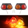 HEHEMM 24V 24V Truck Car Trailer Tail Light Waterproof Brake