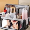 wurgocy Standing Makeup Bag, Stand up Makeup Bag Portable, Large