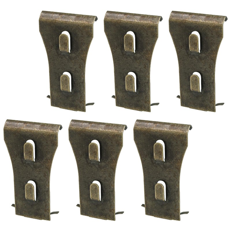 Biaungdo 6 Pcs Brick Wall Clips, Steel Brick Hook Clips,