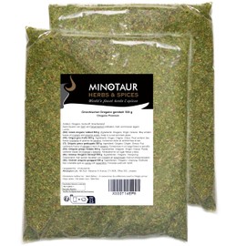MINOTAUR Spices | griechischer Oregano gerebelt | 2 x 500g (1Kg) | Premium Qualität