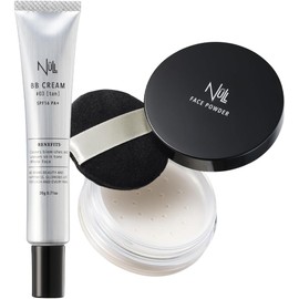 NULL Natural Cover BB Cream 20g – Shade 03 Tanned Skin + Face Powder Duo for Smooth, Even Complexion
