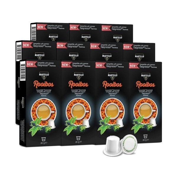 ROOIBOS Tea Capsules – Only Compatible with Nespresso® Machines –