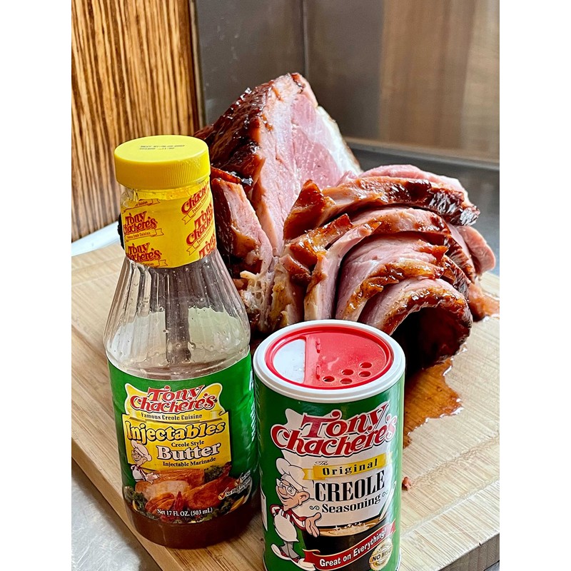 Tony Chachere Injectable Marinade Variety Pack, Butter and Roasted Garlic,