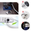 Cable Management Sleeves Desk Cord Organizer Cover Black White with