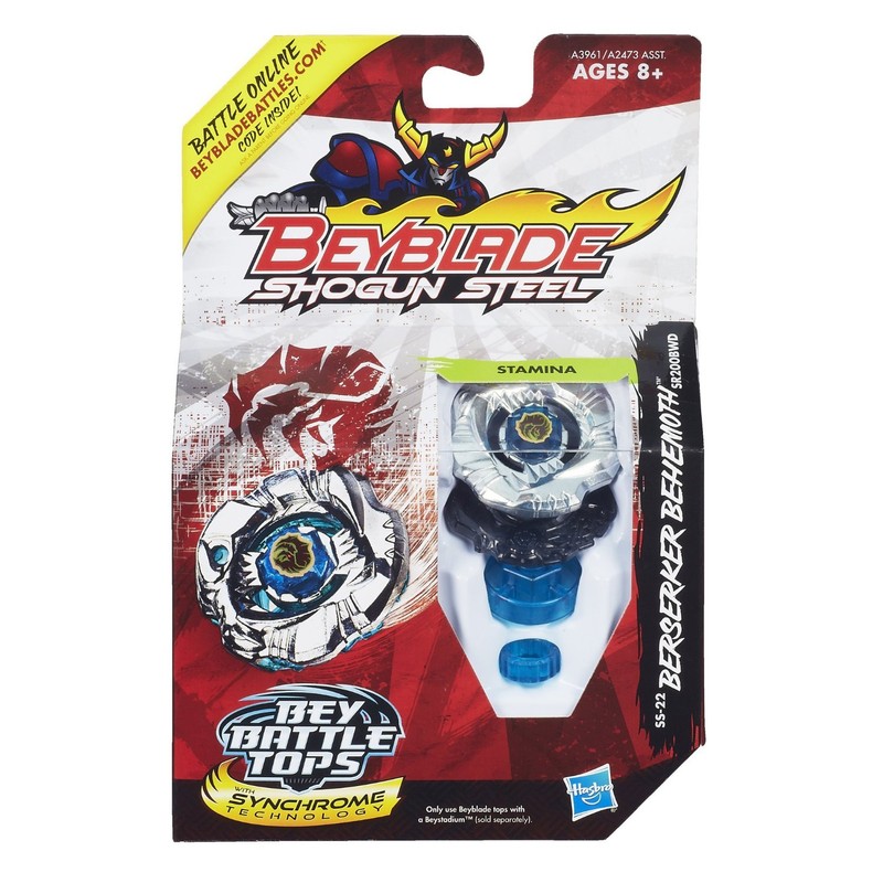 Beyblade Shogun Steel BeyBattle Tops SS-22 Berserker Behemoth SR200BWD Top