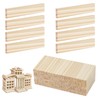 keyxer 30 Pieces Wooden Blocks for Crafts, 100 x 20