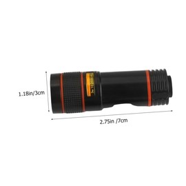 Gadpiparty 2pcs Telephoto Clip Phone Lens Macro Camera Lens with Clamp for Images and Easy Use for Concerts and Travel