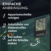 ADE Aquarium Thermometer Digital for Gluing from Outside Temperature Display