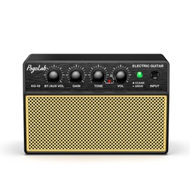 POGOLAB Guitar Amplifier Small Mini Amplifier 10W Practice Electric Guitar Amplifier Bluetooth Clean/Over Eve Channel Headphone Jack
