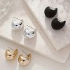 Set De 6 Aretes Pendientes Chunky Gota Europeos Combinados Multicolor